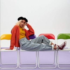 Lucy and Yak blue stripe Addison jeans